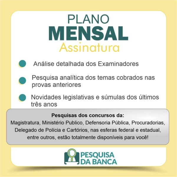 Plano Mensal