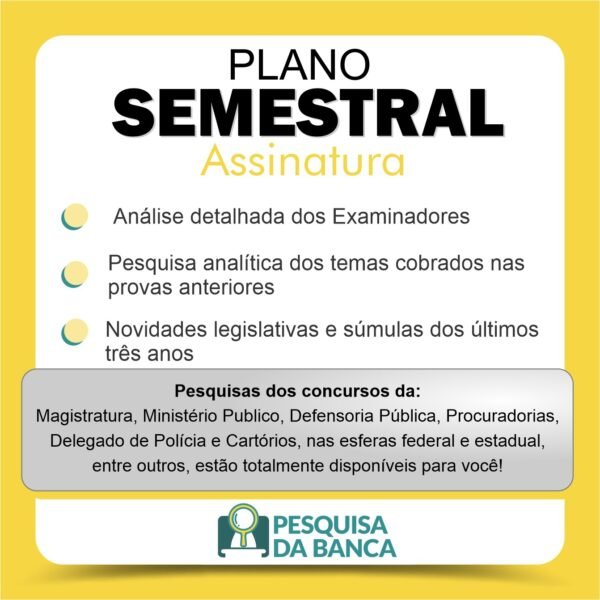 Plano Semestral