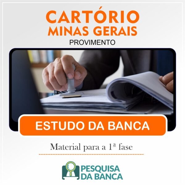 TJ/MG - CARTÓRIO - PROVIMENTO