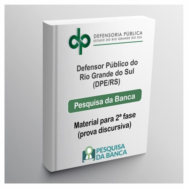 DPE/RS 2025 - SEGUNDA FASE